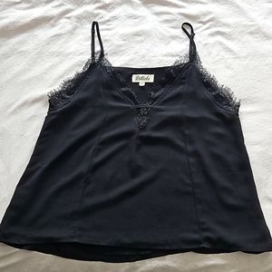 Listicle Black Lace Tank Top